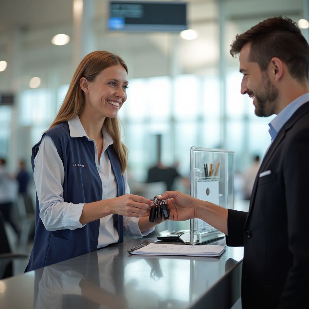 Convenient pickup and drop-off service